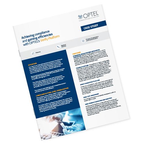 Verify Platform - OPTEL Serialization and traceability for L4-L5 | OPTEL